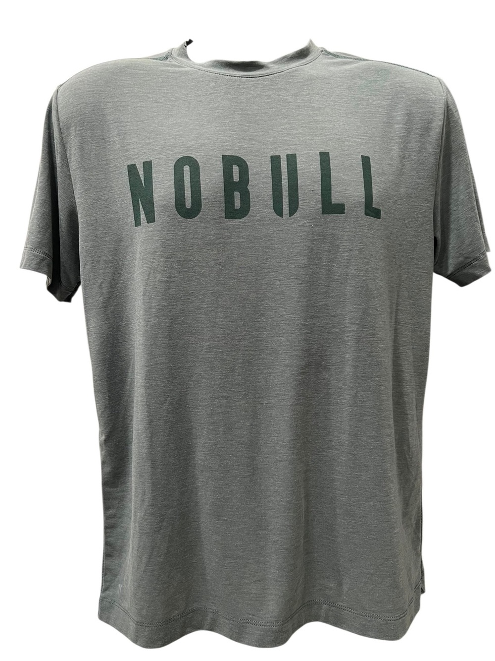 NOBULL Gray Short-Sleeve Logo Tee